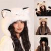 Animal Ear Caps for Adult Child Thicken Lining Plush Hat for Skiing Women Men Windproof Ushanka Hat for Cold Weather