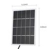 3W 5V solární panel s DC portem Polykrystalický silikonový solární článek DIY Vodotěsný kempingový přenosný