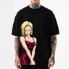 Dragon Ball Android 18 Japanese Style Classic Tee High-quality Streetwear Men's Clothing Women Clothing 2026 Summer New T Shirt