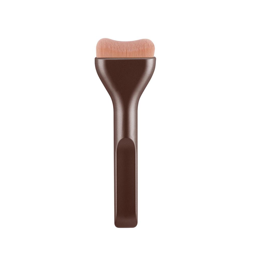 Ultra-Thin Tongue Shape Cushion Powder Brush - Flat Head, Soft Bristles for Seamless Concealer Application