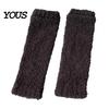 Comfortable Fuzzy Boot Liners Thickened Thermal Knee Sleeve for Women, Winter Warm Coral Fleece Leg Warmers, Breathable Stockings Pads Skiing Cycling