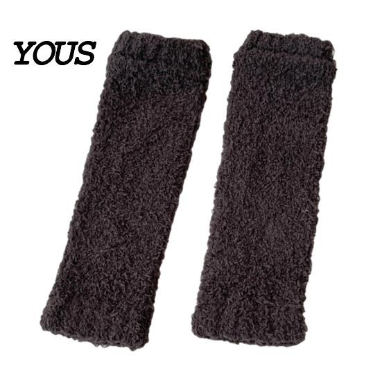 Comfortable Fuzzy Boot Liners Thickened Thermal Knee Sleeve for Women, Winter Warm Coral Fleece Leg Warmers, Breathable Stockings Pads Skiing Cycling