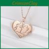 Romantic Stainless Steel Heart Necklace For Couples Stylish And Elegant Design