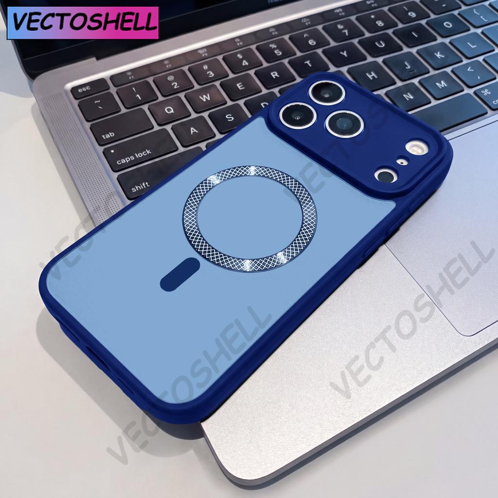 For iPhone17 ProMax Matte Magnetic Phone Case Fashionable ins-Style Cover For iPhone 17 16 15 14 Plus 13 12 11 Pro Max Cases