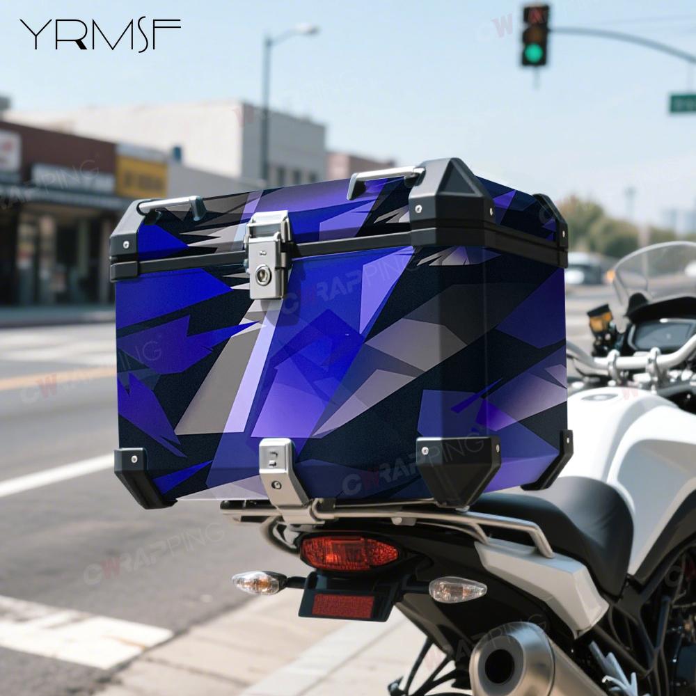 Motorcycle Adhesive Vinyl Car Wrap Off-road Vehicle Geometry Self-adhesive Bubble Free Graffiti Waterproof Car Film Covering