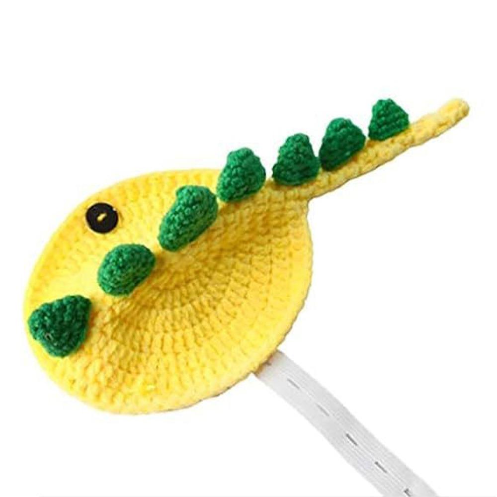 Adjustable Strap Turtle Shell Costume Knitted Fabric Pet Sweater Reptile Costume Halloween Theme
