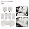 Luxury Nappa Leather Non-Slip Car Seat Cushions for Five-Seater - Thickened Design for Front and Rear Seats