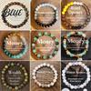 Casual Style Bracelet Artificial Crystal Beaded Good Luck 8mm Stone