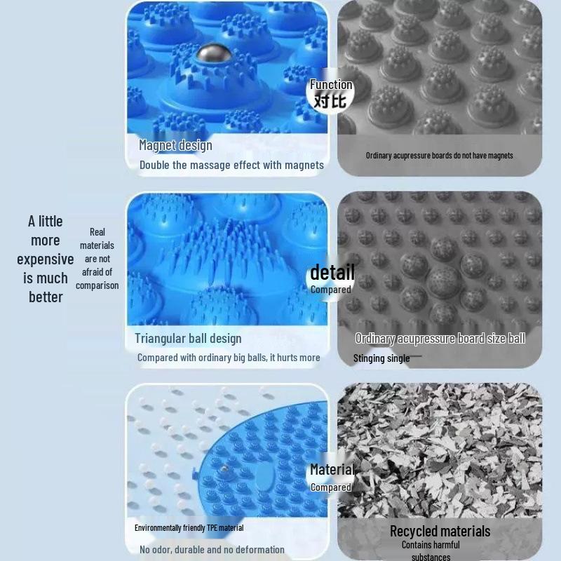 Toe Pressure Meridian Massage Mat