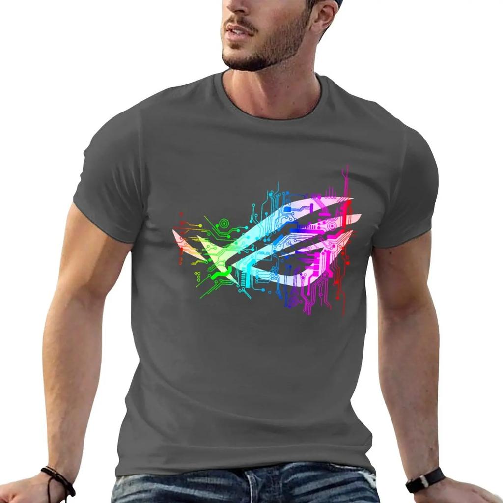 Asus Rog Premium T-Shirt plus size tops animal print shirt for boys vintage t shirt plain t-shirt vintage t shirts