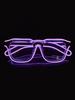 Wireless EL luminous glasses LED pixel sunglasses for KTV bar disco concert party flash atmosphere trendy