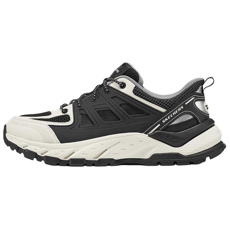 Skechers Mens USA Street Wear Comfortable Versatile Durable Breathable Low-Top Dad Shoes Men sneakers Black White 211258-BKW 39.5