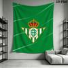 Real Betis Wall Tapestry Aesthetic Wall Hanging Printed Fabric Blanket Decorative Tapestries for Bedroom Living Room Home Decor