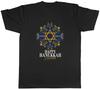 Personalised Happy Hanukkah Unisexs TShirt Floral Star Any Name Jewish Tee Gift