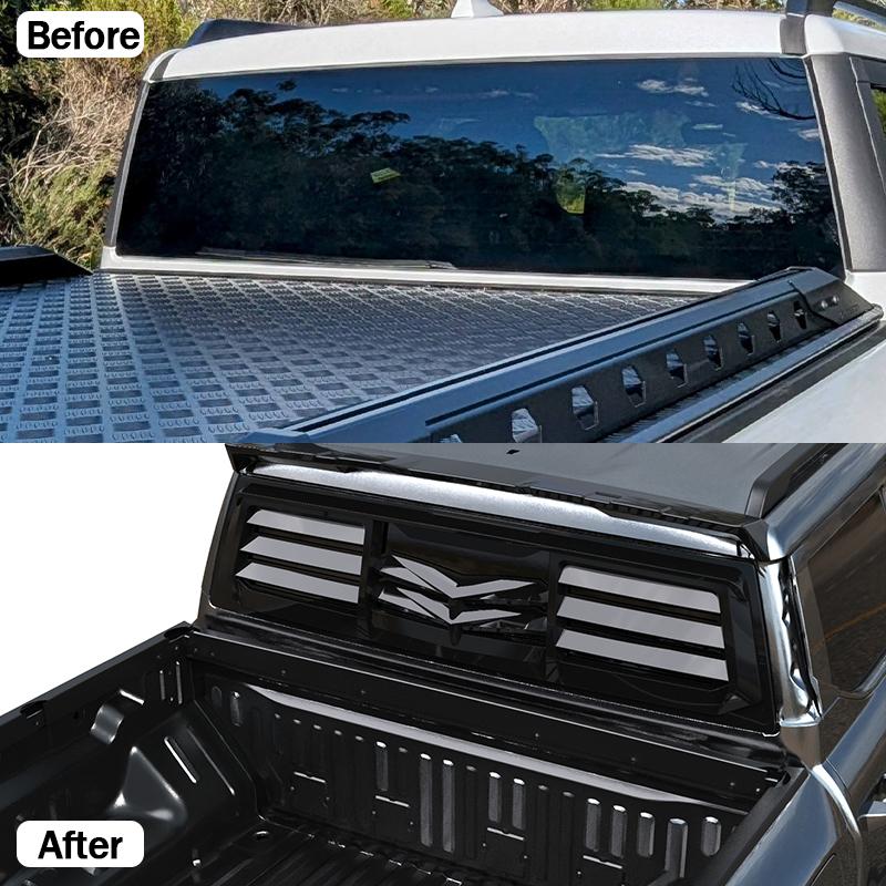 Rear Windshield Protective Cover For BYD Shark 6 ABS Windshield Decorative Sticker Exterior Upgrade Off-road Car Accessories