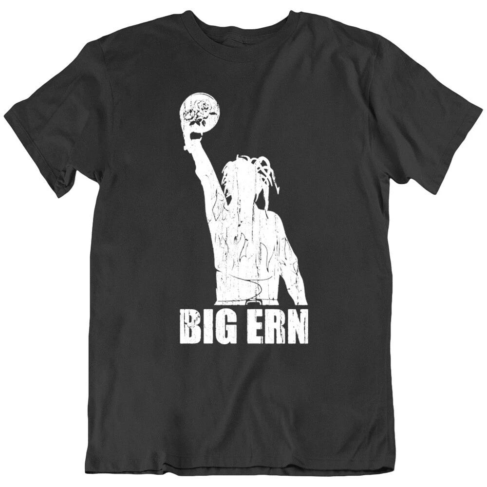 Big Ern Ernie McCracken Kingpin Bowling Ball Game Sport Retro T Shirt Gift New L