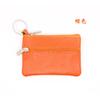 Ladies Genuine Leather Mini Coin Purse Bus Card Holder Creative Ultra-Thin Zipper Multifunctional Key Case