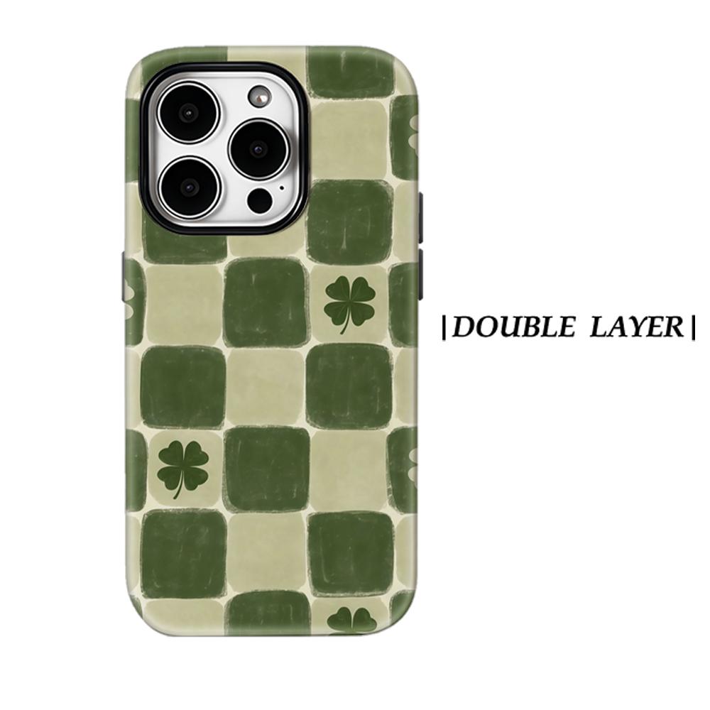 

CloverFor Magnetic Phone Case for IPhone 17 16 15 14 13 Pro Max Plus Single Double-layer Tough Case IPHONE13