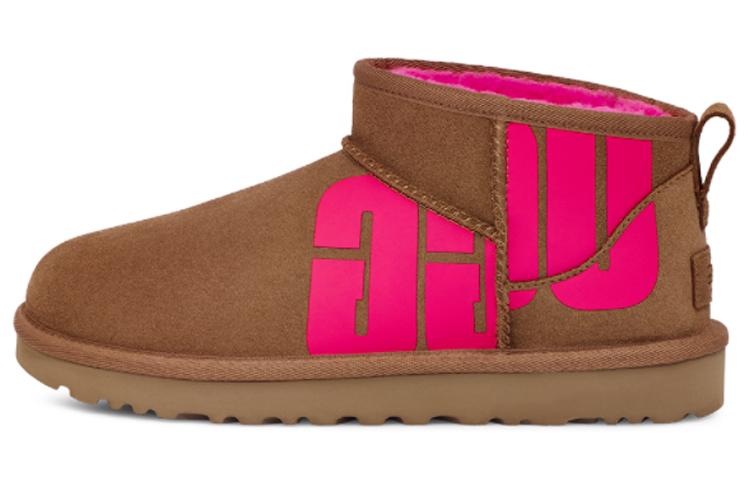 UGG Classic Ultra Mini Broken Logo Chestnut Pink Women s 1126373-CTPNK 38