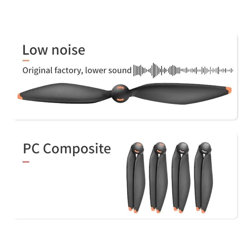 2PCS Propeller Quiet Operation Rotor Blade For 4Pro Propellers Quadcopter Accessories