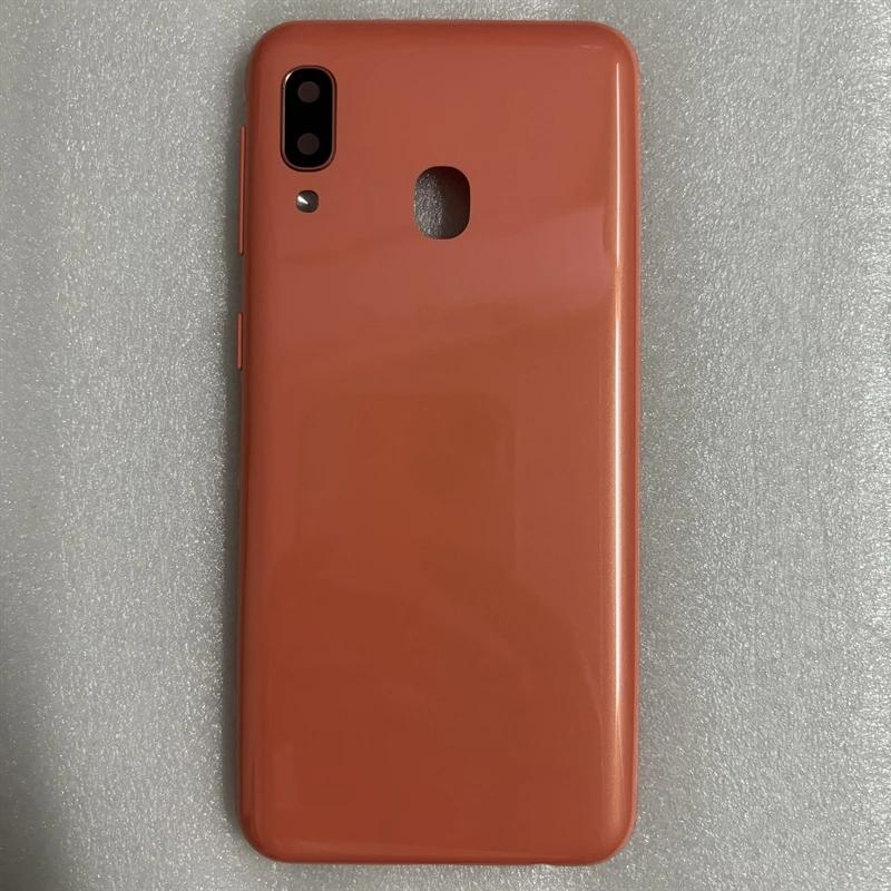 Back Cover for Samsung Galaxy 20E 20E 202 A202f A202ds Battery Back Cover Housing Lid  Case Camera Lens