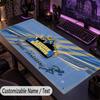 Large Mouse PadLeeds Rhinos Custom Name Text Personalized Desk Mat Non Slip Gaming Pad