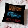 B-Back To The Future Cushion Cover Premium Comfort Reversible Pillow Cove -Two in One Design for Any Room & Car Interior