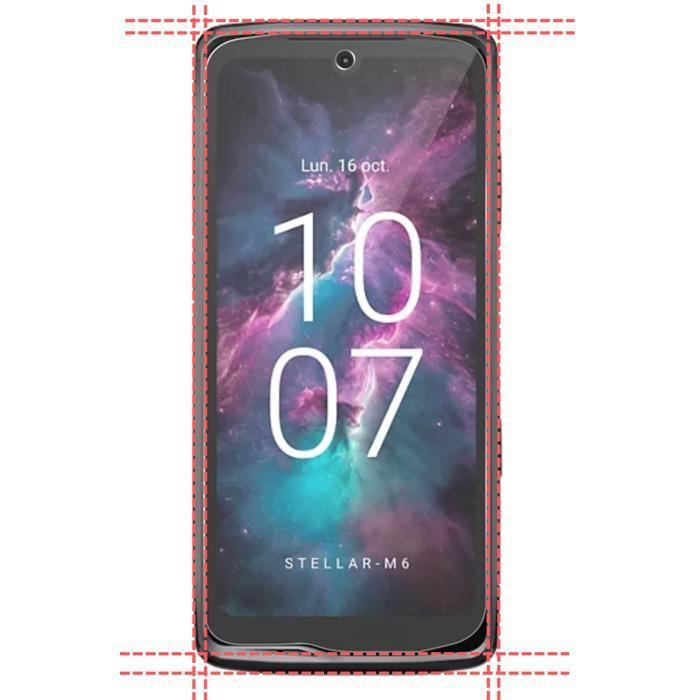 Gehärtetes Glas - Phonillico® - Crosscall Stellar M6/M6E - 4er-Pack - Kratzfest - Displayschutz