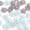 Set of 30 Sewing Flower Applique for Craft Fabric Flower Sewing Accessories for Home Decoration Clothing Wedding Dress