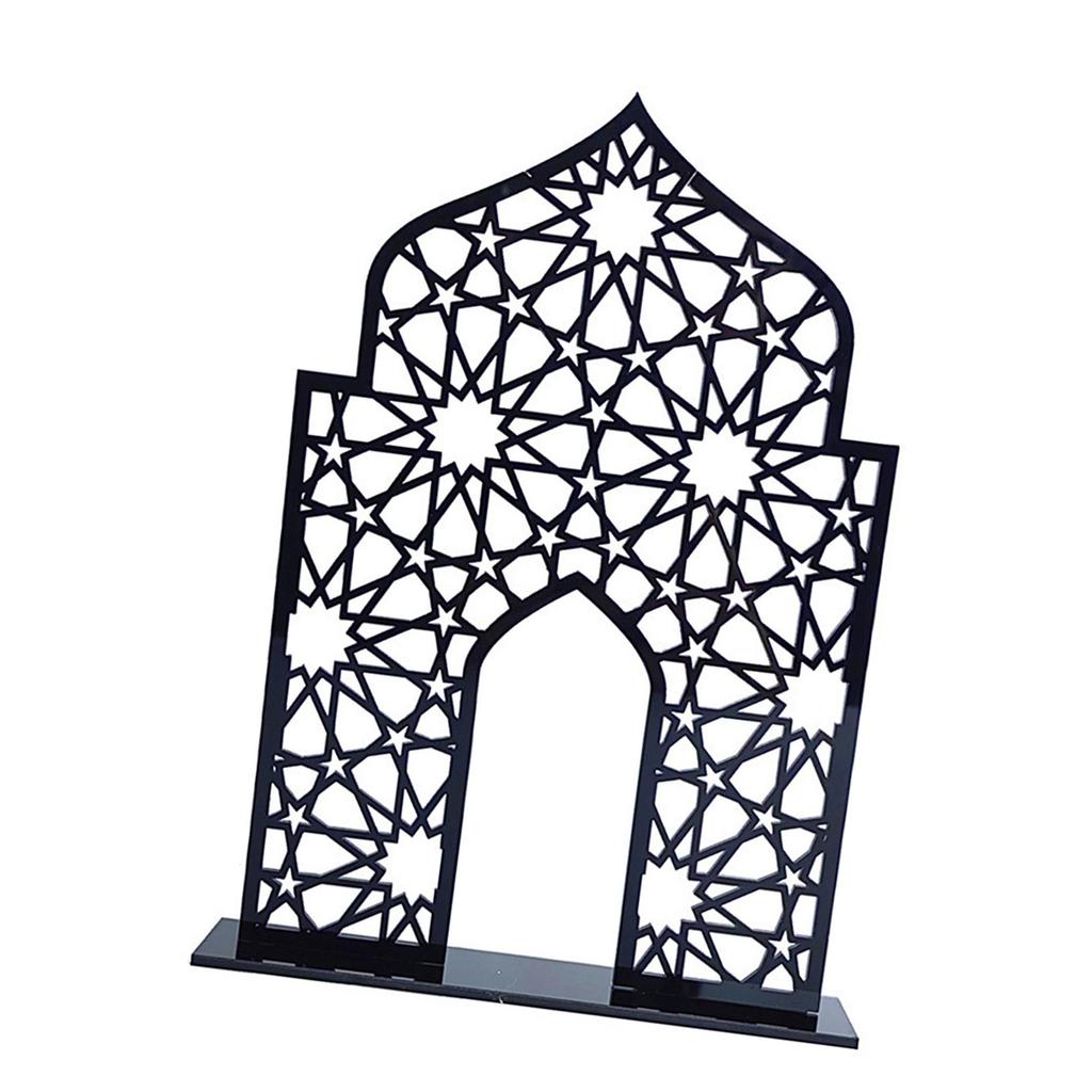 Mosque Art DIY Table Ornament DIY Festive Ornament Living Room Bedroom Islamic Bookshelf Acrylic Centerpieces