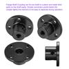 1Pcs Black Flange Shaft Coupling 6mm 8mm 10mm 12mm for DIY Model Accessory Rigid Flange Guide Shaft Coupler Motor Connector