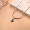Wasserdichte Augen Halskette Titan Dämonenauge Ohrringe Blaue Augen Choker Kette Glücksschmuck