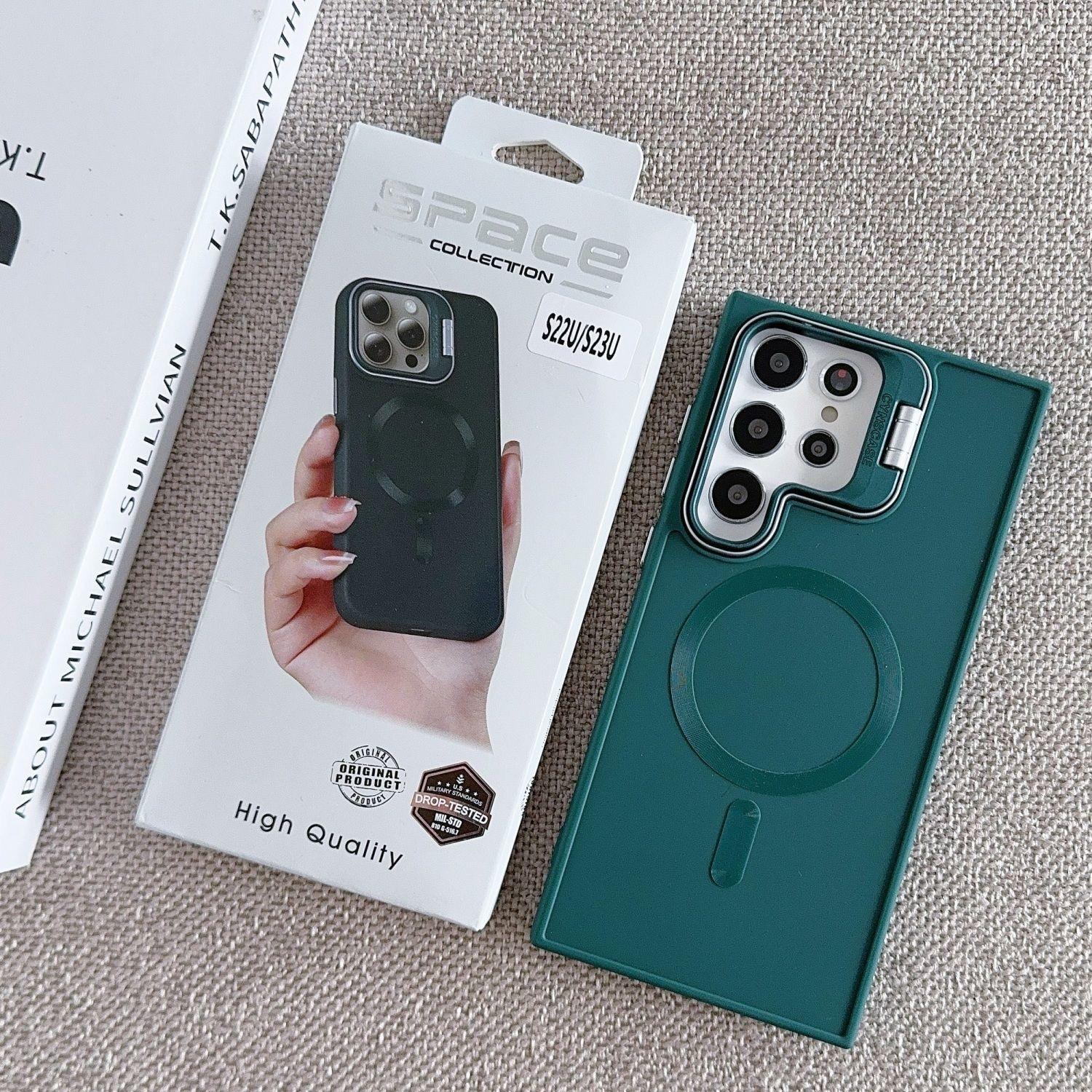 

Подходит для чехла для мобильного телефона Samsung S24ultra Магнитный S23s22ultra Кронштейн для объектива S24plus Защитный чехол для мужчин Samsung S24ultra