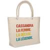 Sac De Plage - PLANETEE - Cassandra Déesse Légende Vintage - Coton Naturel - Imprimé En France - Isotherme