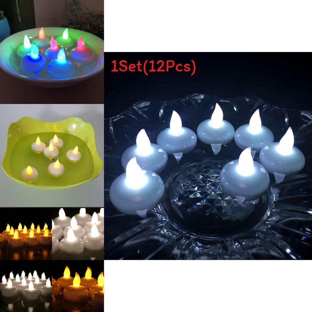 Waterproof Led Candle Light For Romantic Decor With Floating Water Effect For Home Use