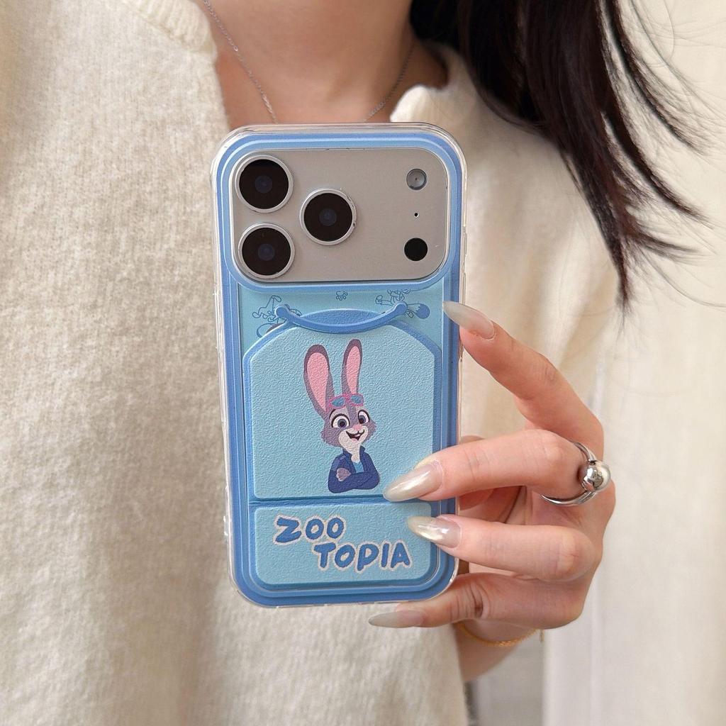 Zootopia Anti-Drop Stand Case for iPhone 14/13/12/11 Pro Max