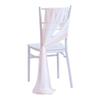 2pcs Chiffon Chair Sashes Wedding Chair Decoration 20x250cm for Wedding Aisle Party Banquet Event Baby Shower