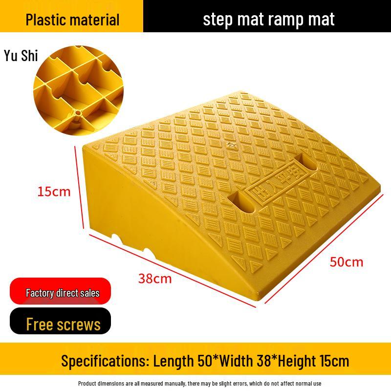 Outdoor Plastic Car Step Ramp for Door Sills and Stairs