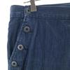 MIUMIU Made In Italy Chambray Pants W27 Navy Women Used