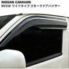 Nissan NV350 Caravan E26 Series DX/GX Door Visor/Side Visor Exclusive Design Genuine Equivalent Product Set of 2 Black (Normal)