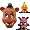 Máscara de Látex para Adulto de Five Nights At Freddy's con Estilo Freddy Chica Bonnie Foxy