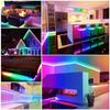 LED Flexible Silicone Neon LED Sign Light RGB Strip Lamp Rope Waterproof Dimmable Remote Control USB 5V SMD 3535 108Leds/M Decor