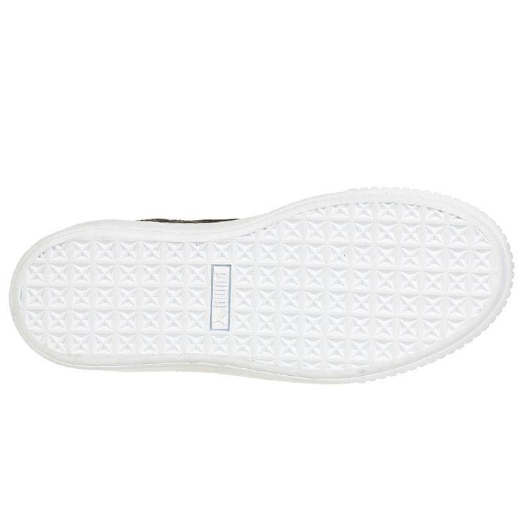 Puma Suede Platform Jr Black Pink Kids Sneakers 363663-01