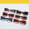 New Stylish Cat Eye Sunglasses, Splicing Color, Anti Blue Light, HD Ultra Light Eyewear, UV Protection for Outdoor Travel