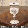 Elegant European Style Zinc Alloy Shot Glass Set Vintage Decorative Drinking Cup Home Bar Whiskey Liqueur