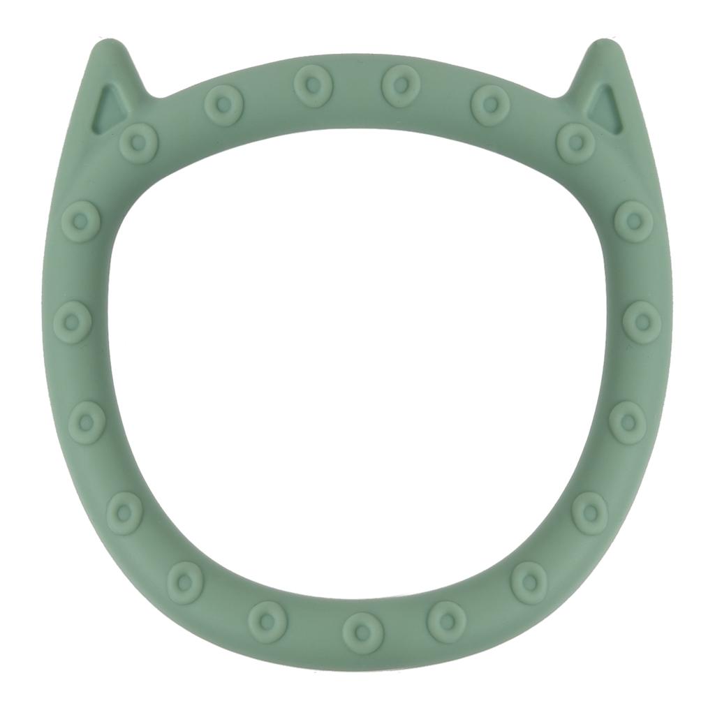 Color Kids 1Pcs Silicone Baby Teethers Ring Cute Shaped Baby Teether Toy BPA Free Molar Chewing Toy Soothing Baby Accessories