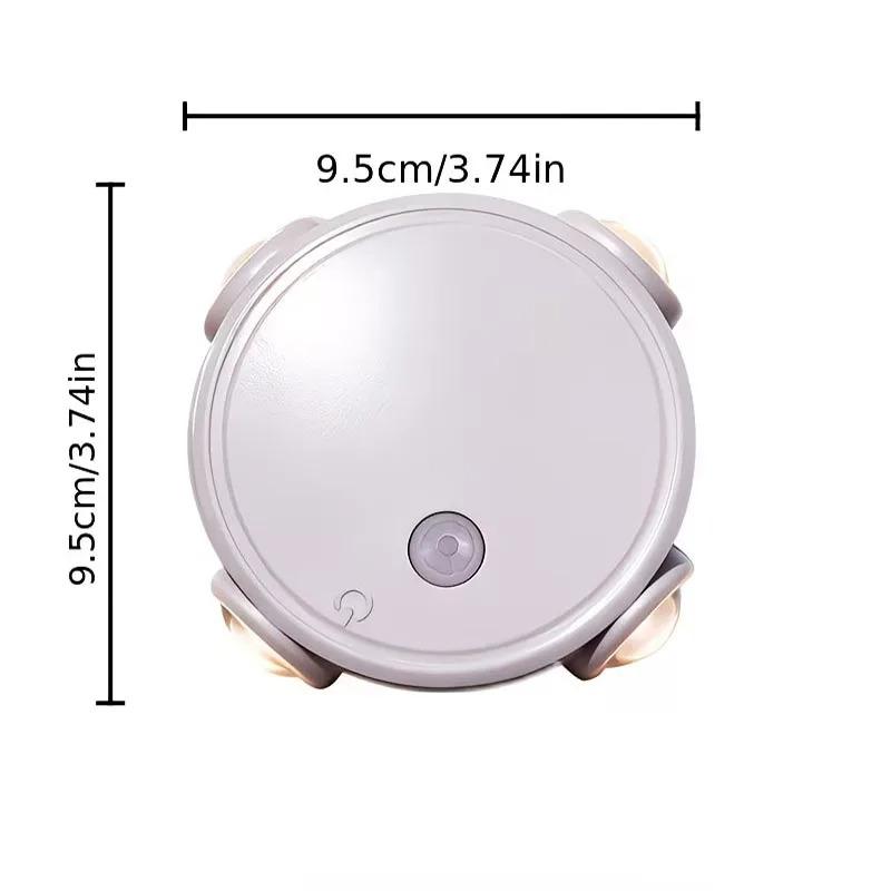 1PC RGB Rechargeable Cat Eye Ambient Light Motion Sensor Night Light Magnetic Wall Lamp for Bedroom Hallway Stairs Decor