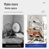Stainless Steel Wall-Mounted Pot Lid & Chopping Board Rack