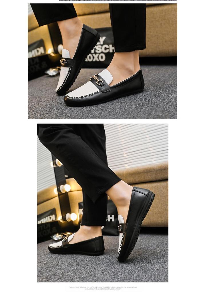 Erkek Yazlık Nefes Alabilen Yumuşak Taban Slip-On Mokasenler - Trend ve Çok Yönlü Sürüş Ayakkabıları