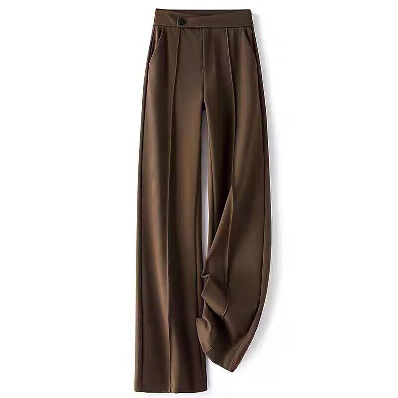

Khaki Women s Spring 2025 Slimming Micro-Flare Long Pants M хакі